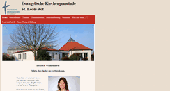 Desktop Screenshot of ev-kirche-stlr.de