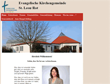 Tablet Screenshot of ev-kirche-stlr.de